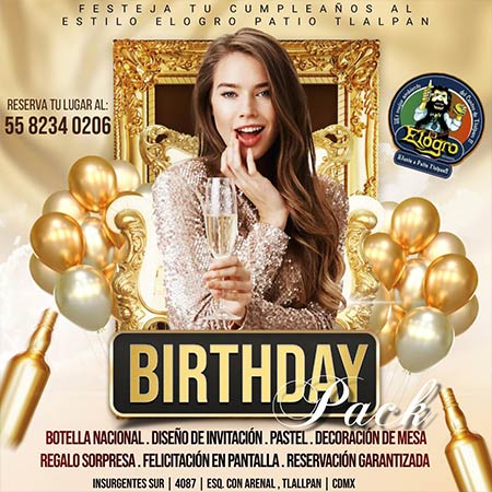 En Elogro Festyeja tu compleaños con nosotros